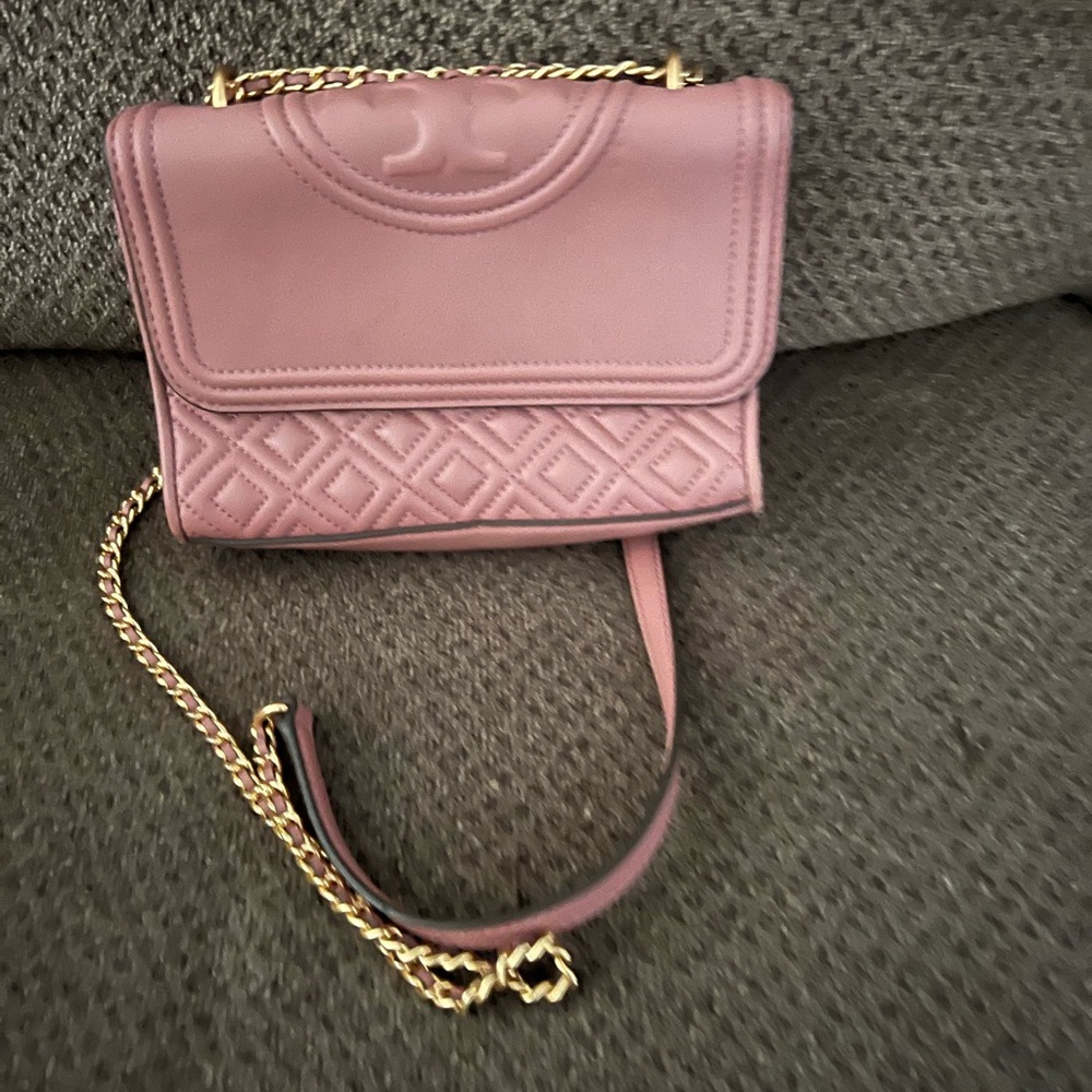 Tory Burch Pink Fleming Crossbody